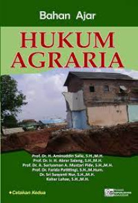 Image of Bahan Ajar Hukum Agraria