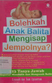 Image of BOLEHKAH ANAK BALITA MENGISAP JEMPOLNYA?