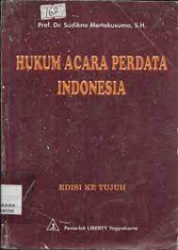 Image of HUKUM ACARA PERDATA INDONESIA EDISI KE TUJUH