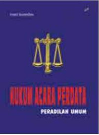 Image of HUKUM ACARA PERDATA PERADILAN UMUM