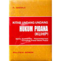 Image of Kitab Undang-Undang Hukum Pidana (KUHP)