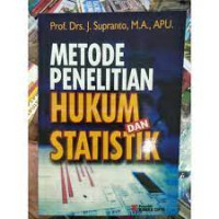 Image of Metode penelitian hukum dan statistik